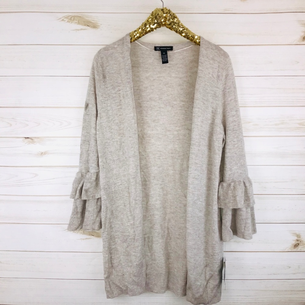 NWT INC International Concepts Ruffled-Sleeve